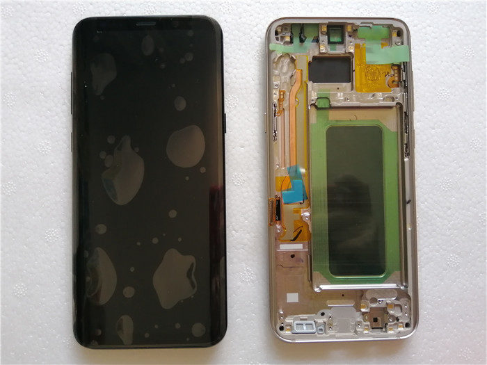 Samsung-S8-LCD-Digitizer-with-frame-gold
